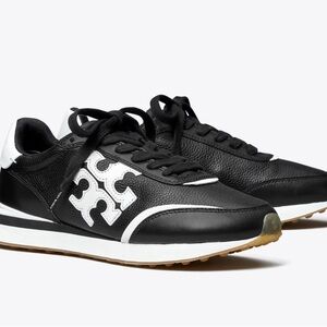 Tory Burch Black and White DESTINY TRAINER sneakers 🖤🤍